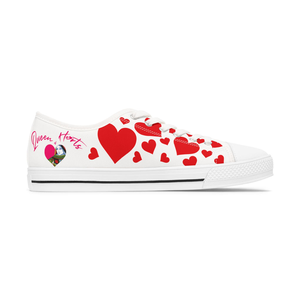 Queen of Hearts Low Top Sneakers