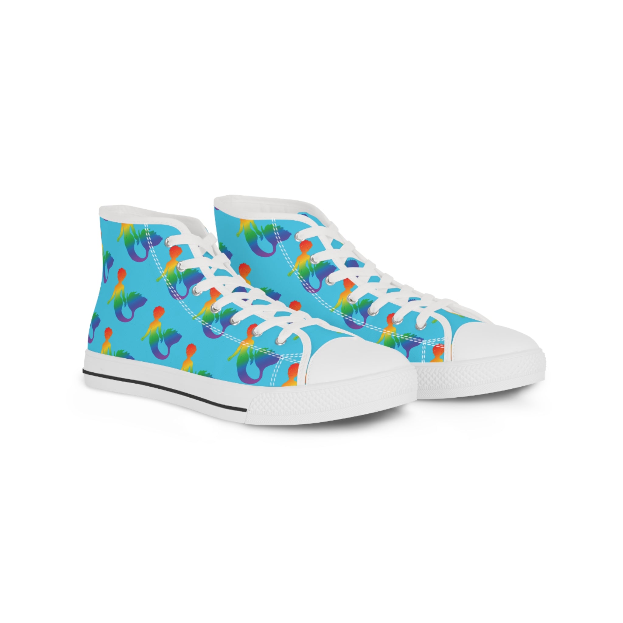 Rainbow Merman High Top Sneakers