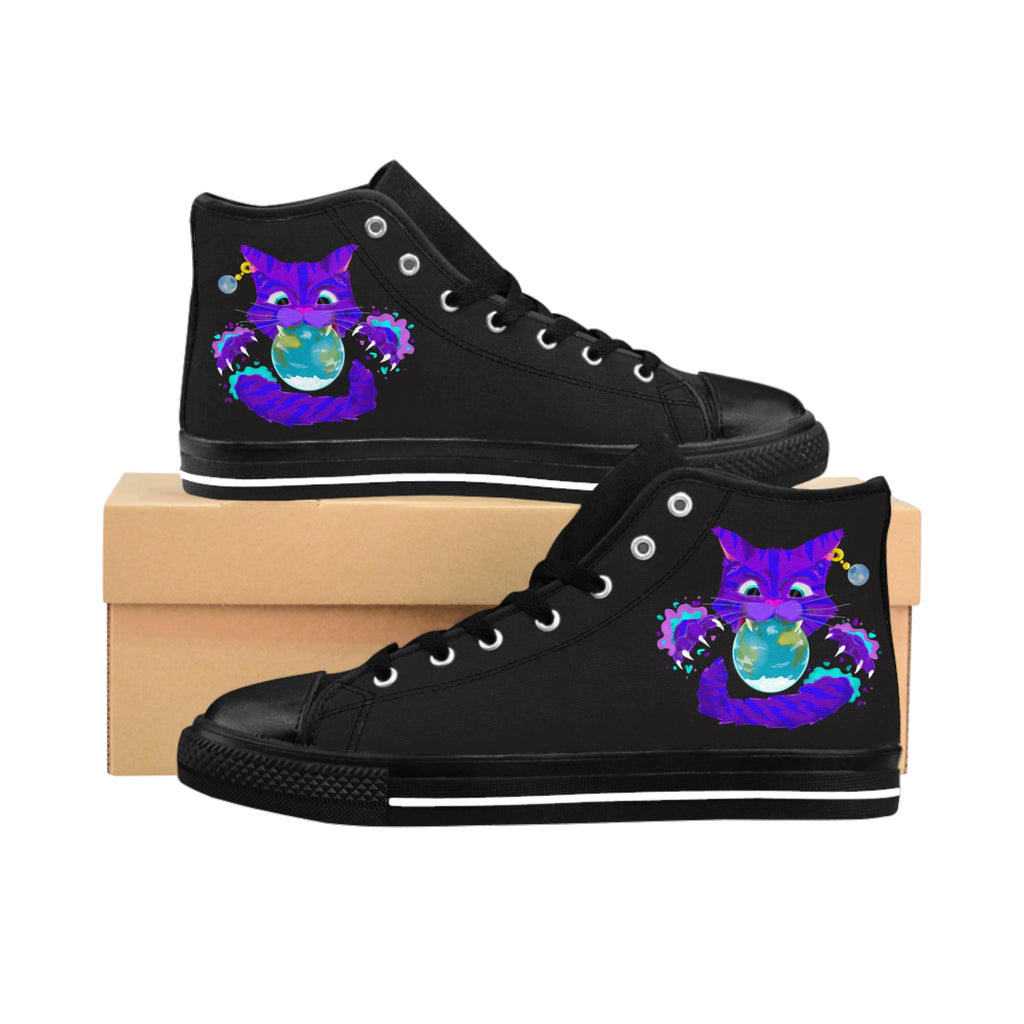 Cosmic Kitty High-Top Sneakers
