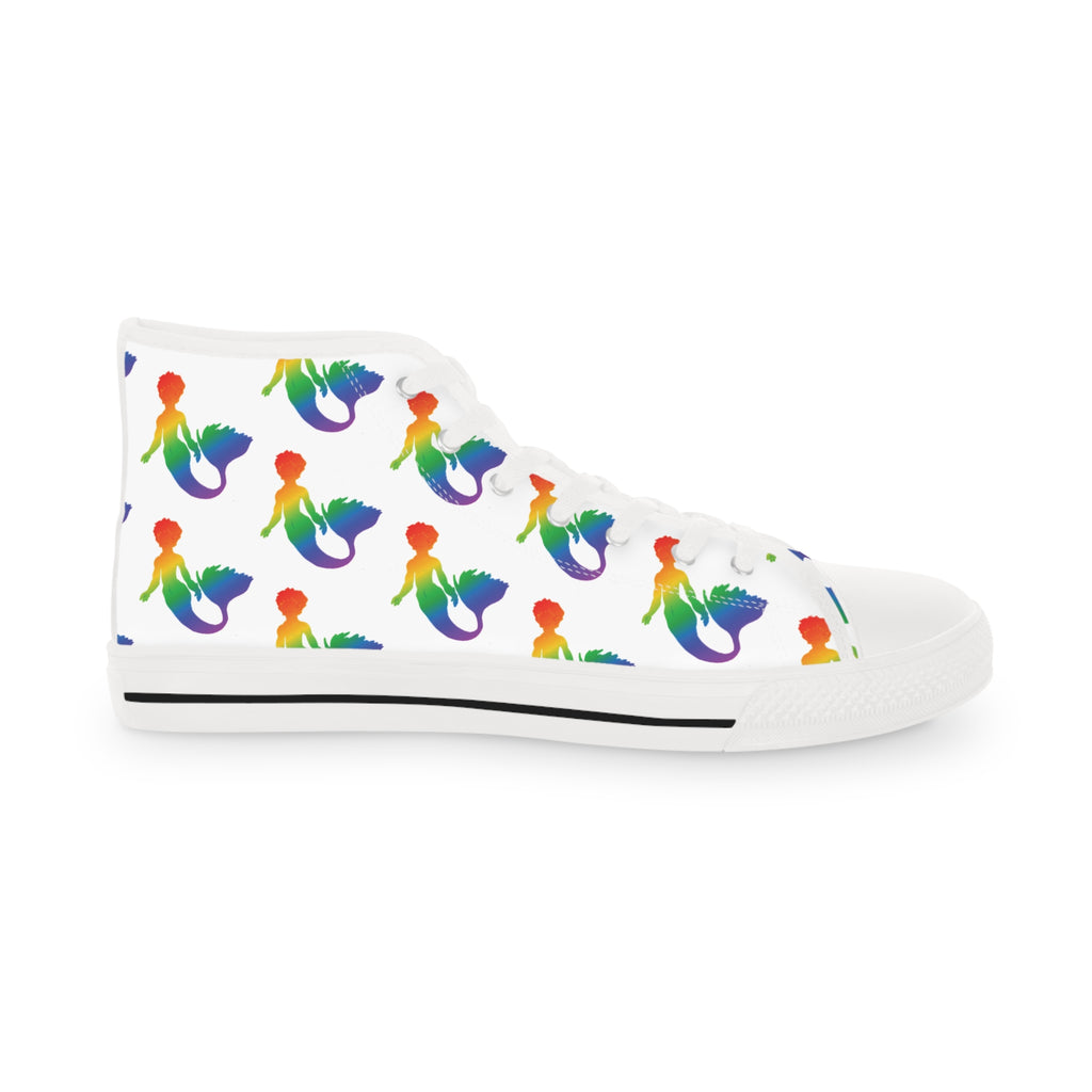 Rainbow Merman High Top Sneakers