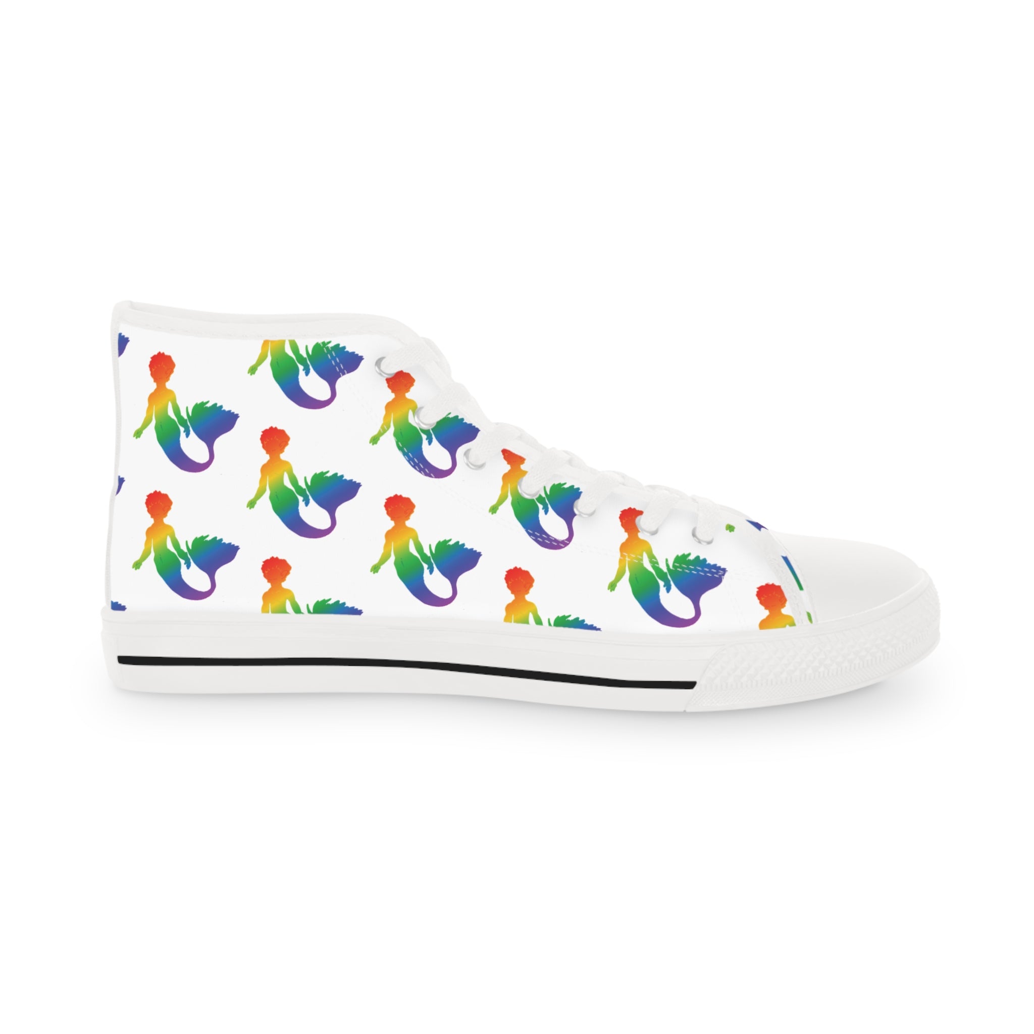 Rainbow Merman High Top Sneakers