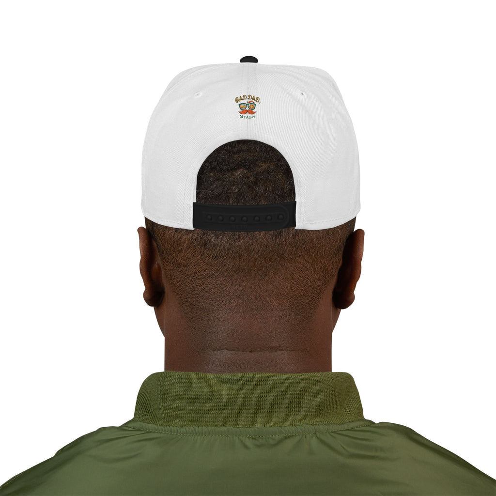 Embroidered Paw Print Snapback Hat – Customizable "Your Name/Frame" Streetwear Cap
