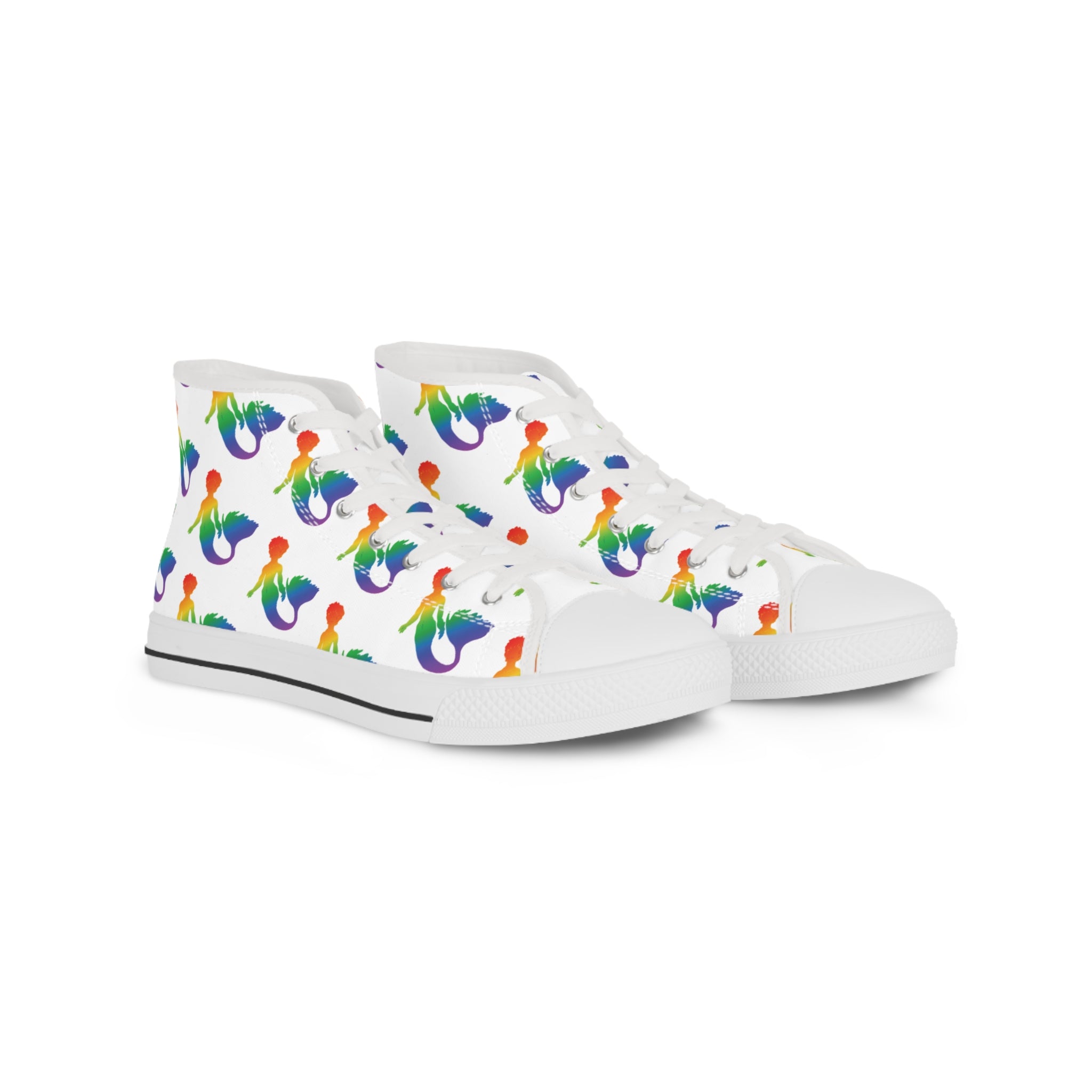 Rainbow Merman High Top Sneakers