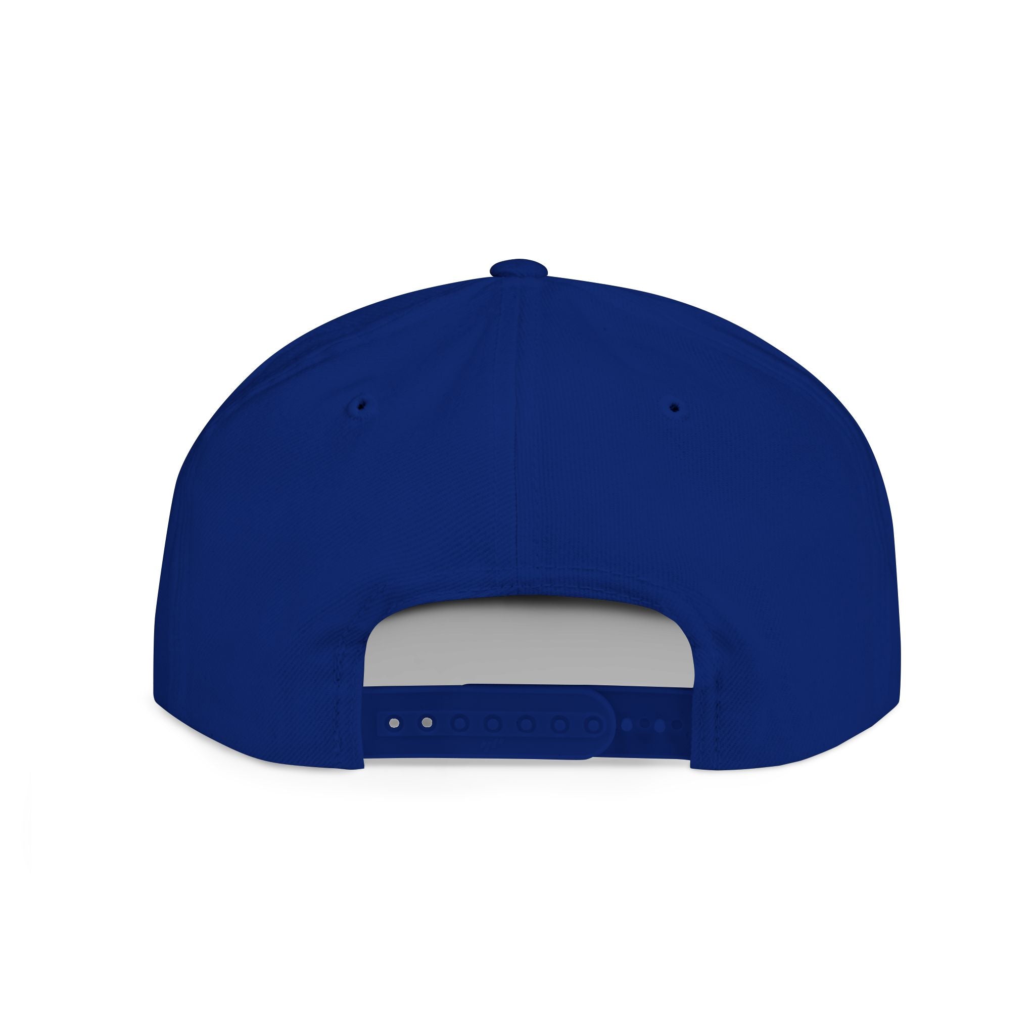 Queen Script Flat Bill Snapback Hat with Crown Embroidery