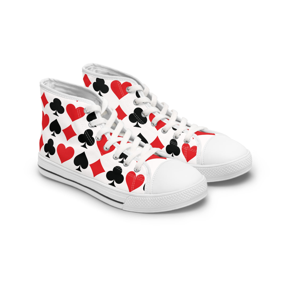 Full House Pattern High-Top Sneakers