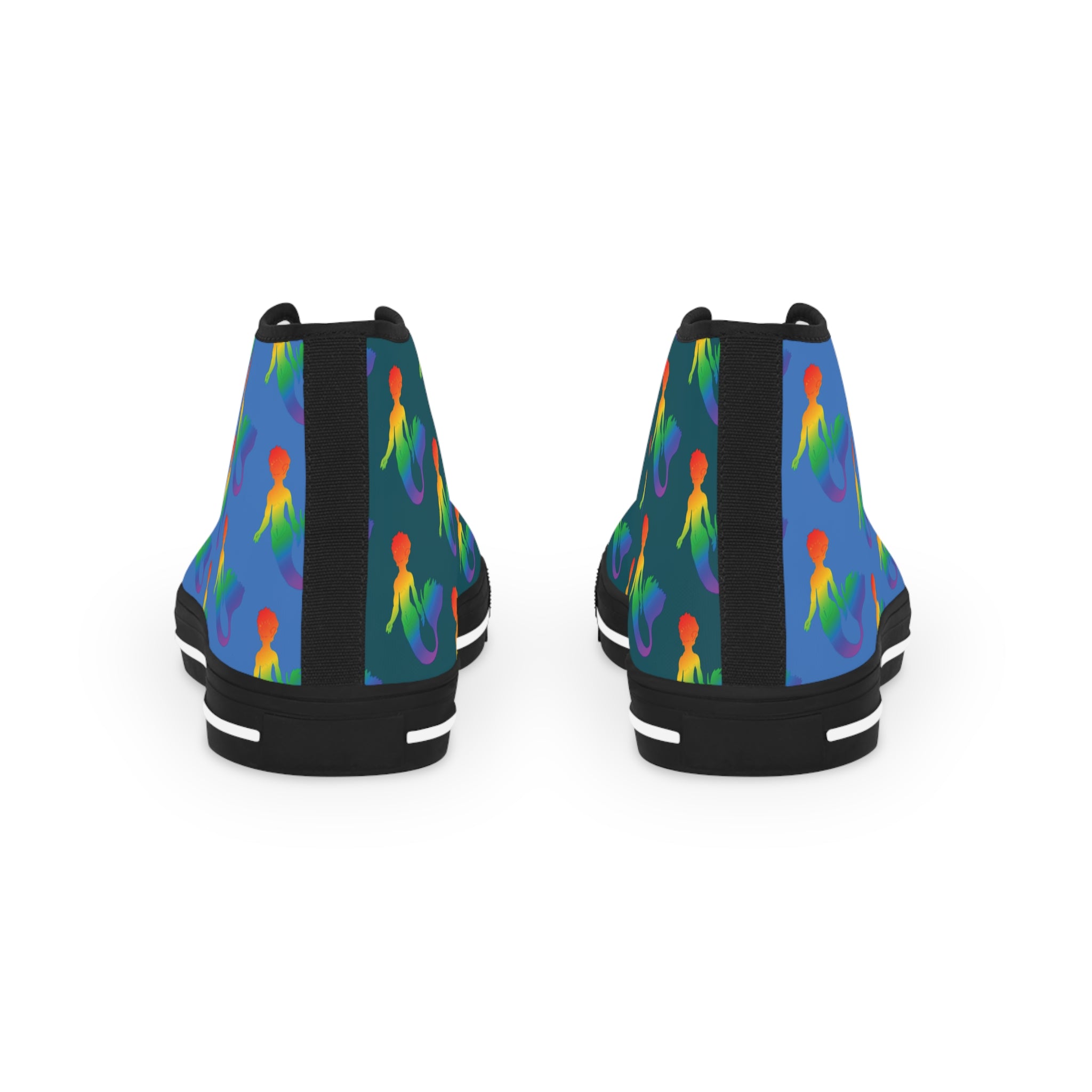 Rainbow Merman High Top Sneakers