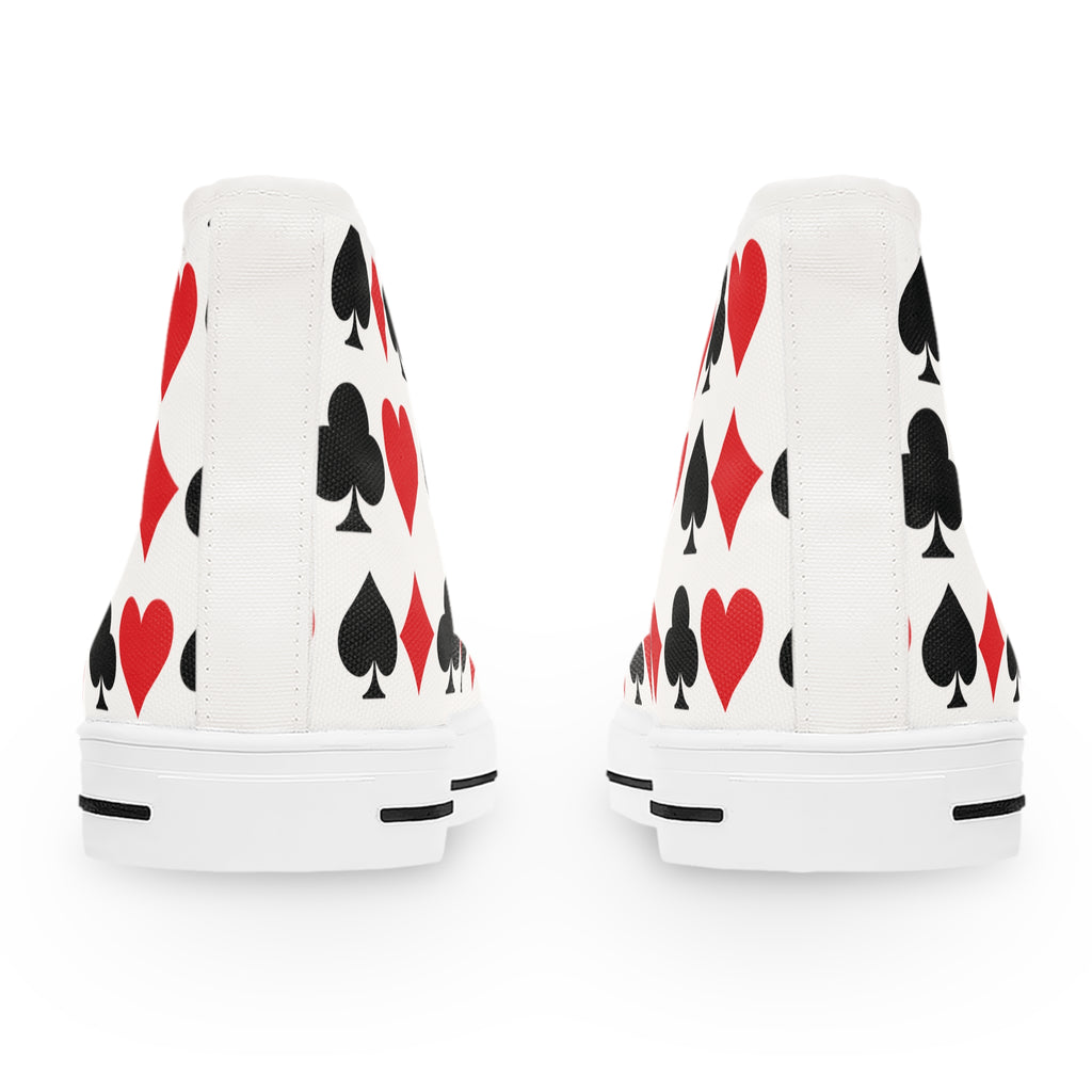 Full House Pattern High-Top Sneakers