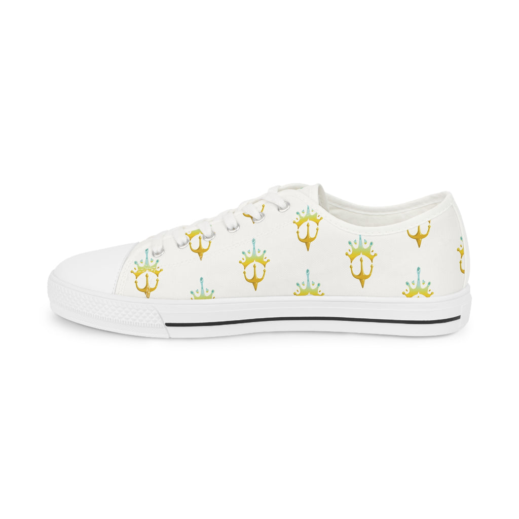 Crown and Trident Low Top Sneakers