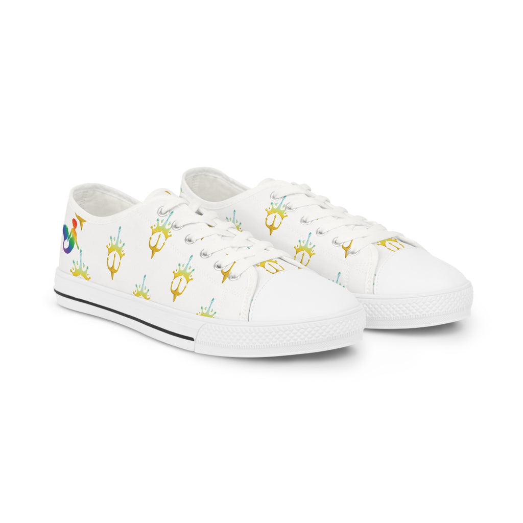 Crown and Trident Low Top Sneakers