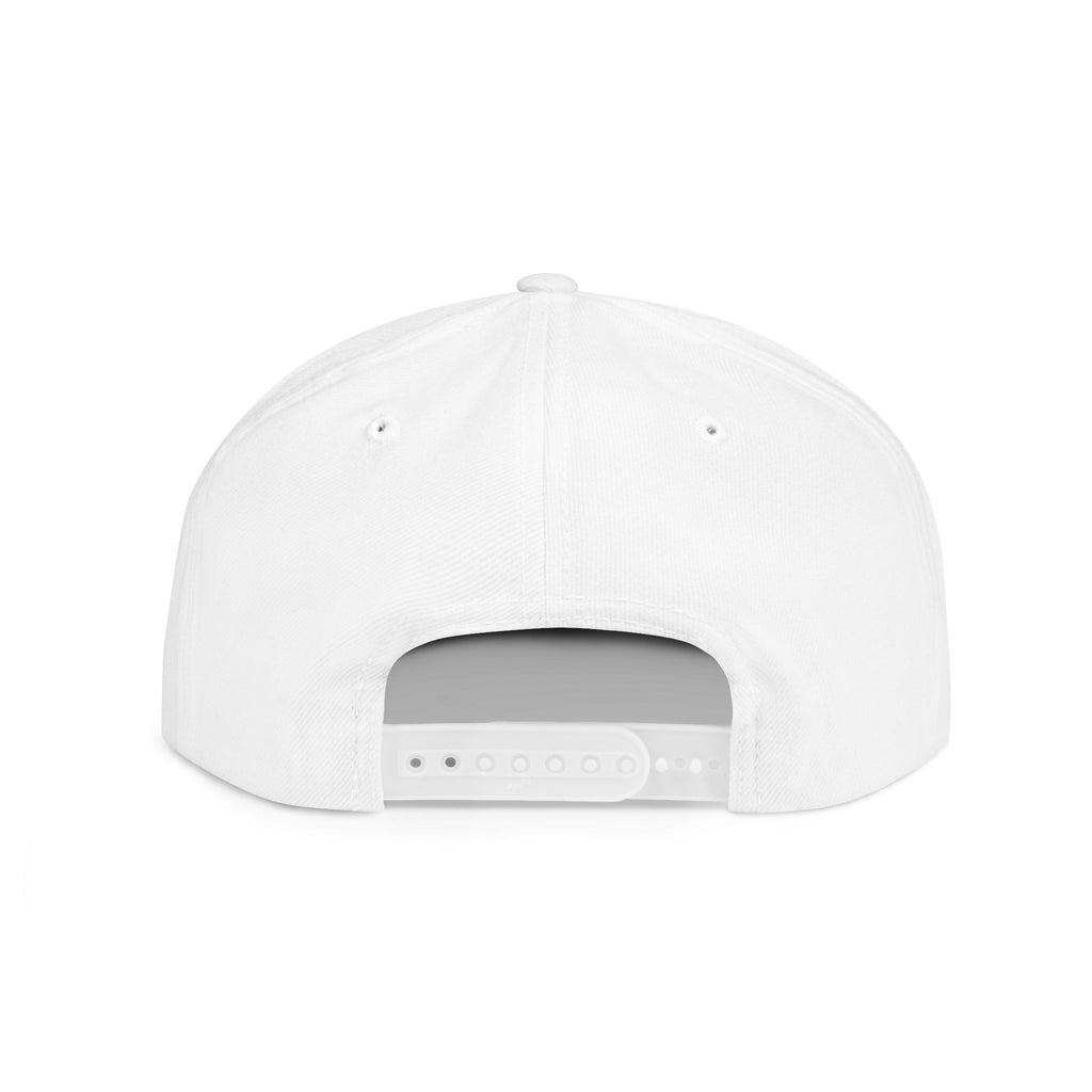 Queen Script Flat Bill Snapback Hat with Crown Embroidery