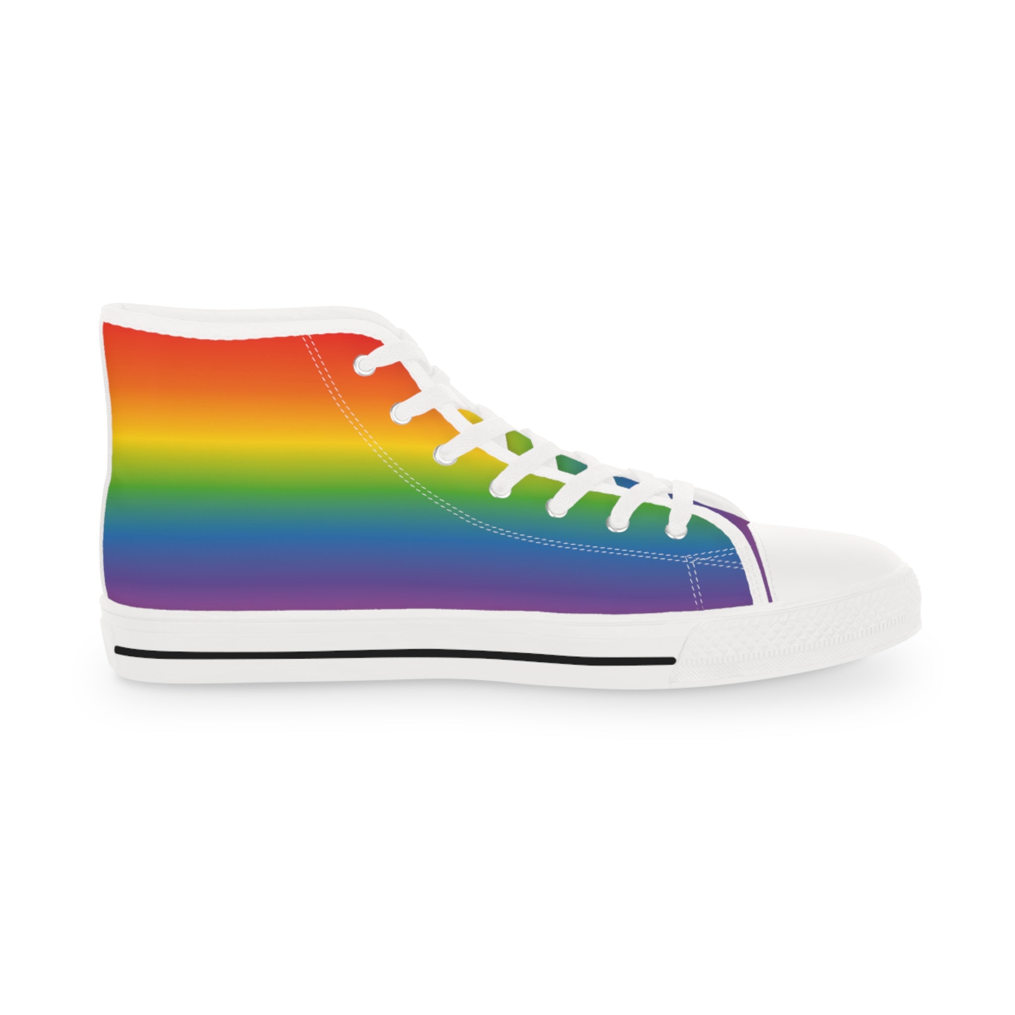 Men's Rainbow High Top Sneakers