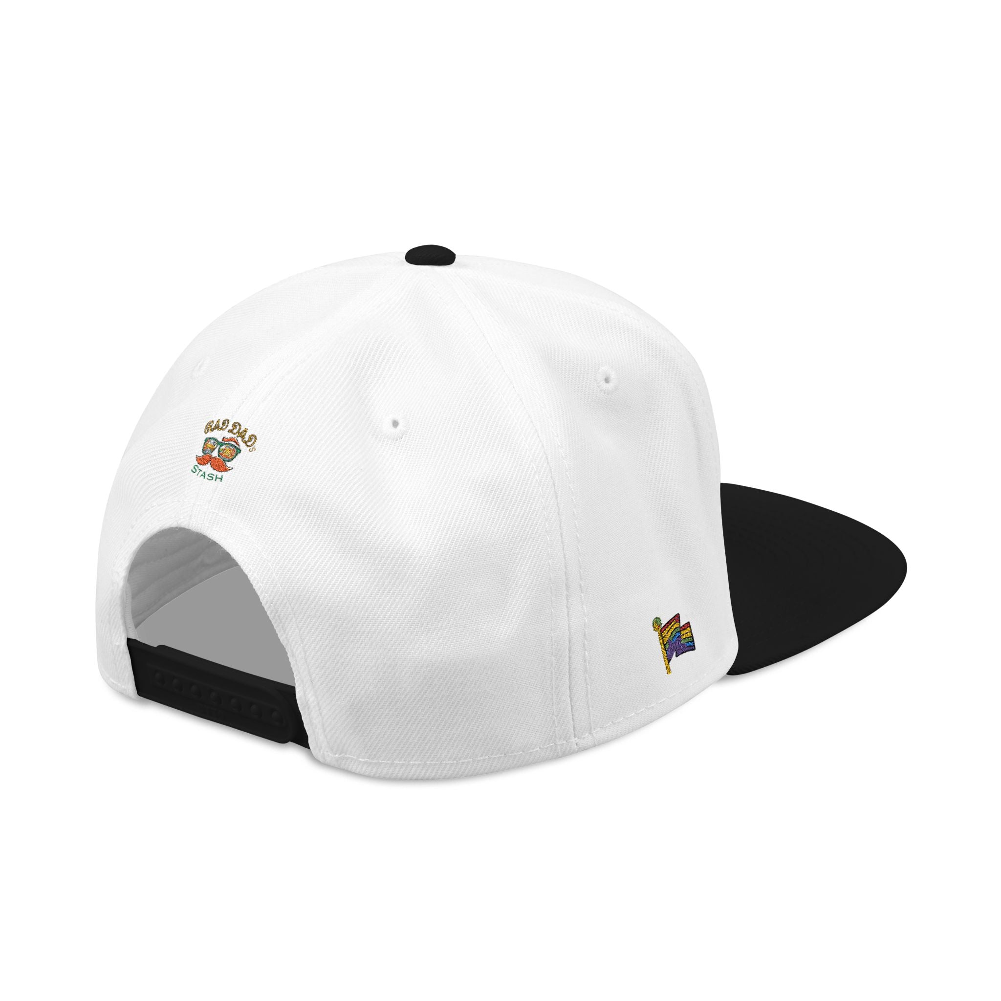 Embroidered Paw Print Snapback Hat – Customizable "Your Name/Frame" Streetwear Cap