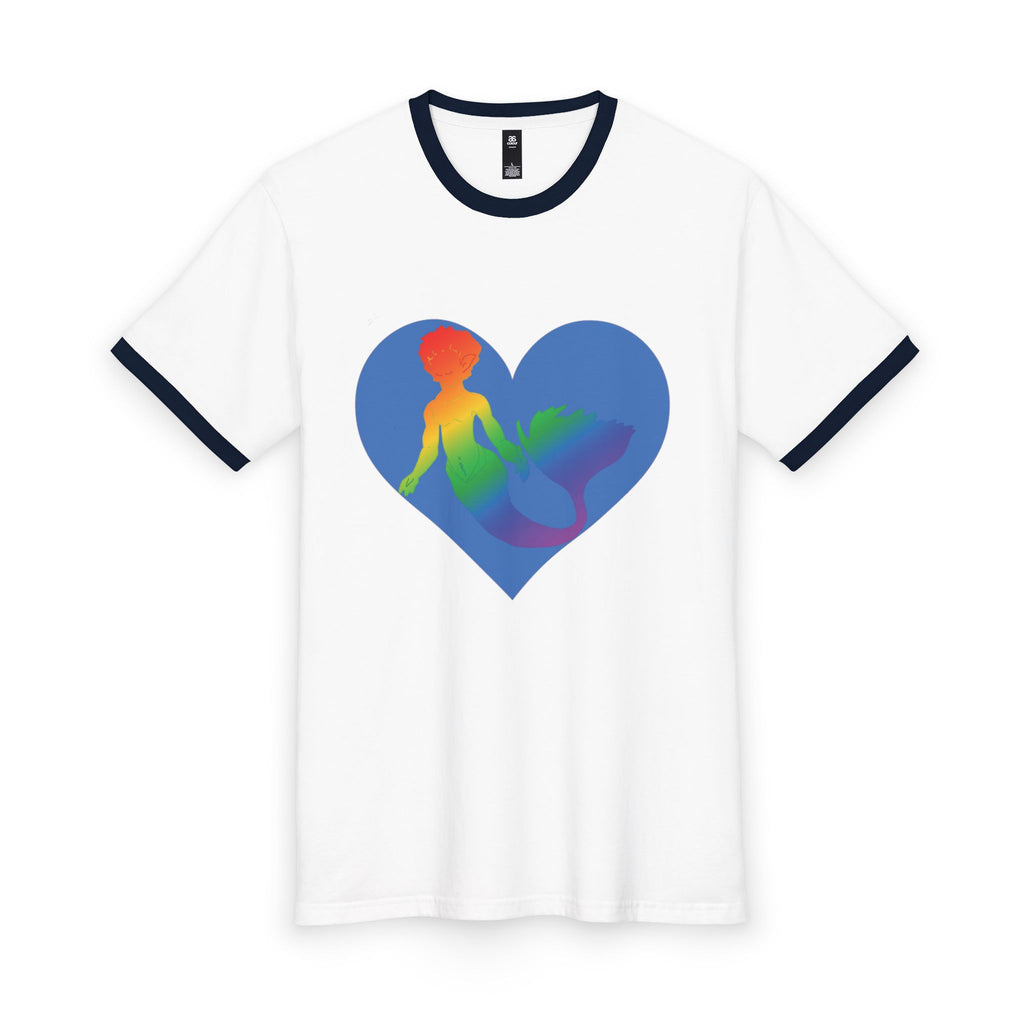 Mermaid Heart Ringer Tee