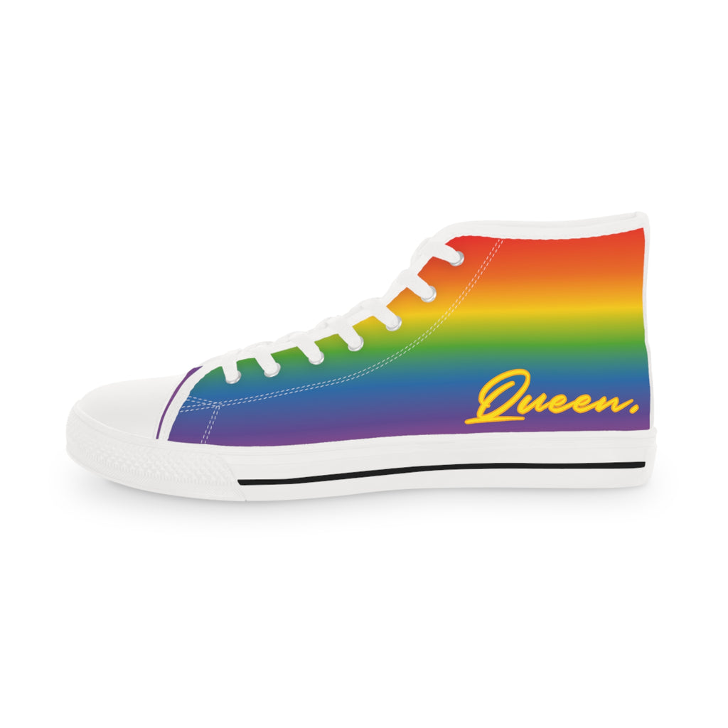 Men's Rainbow High Top Sneakers