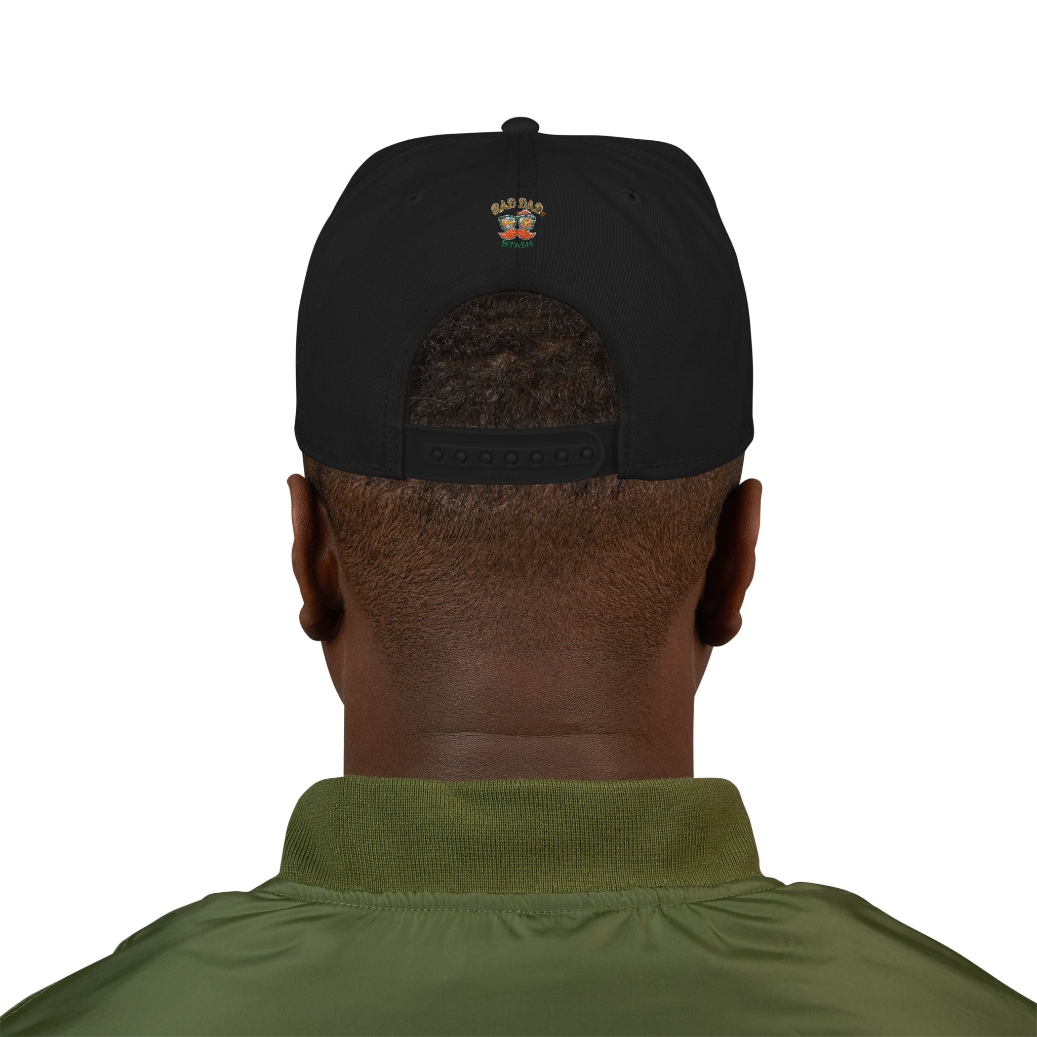 Embroidered Paw Print Snapback Hat – Customizable "Your Name/Frame" Streetwear Cap