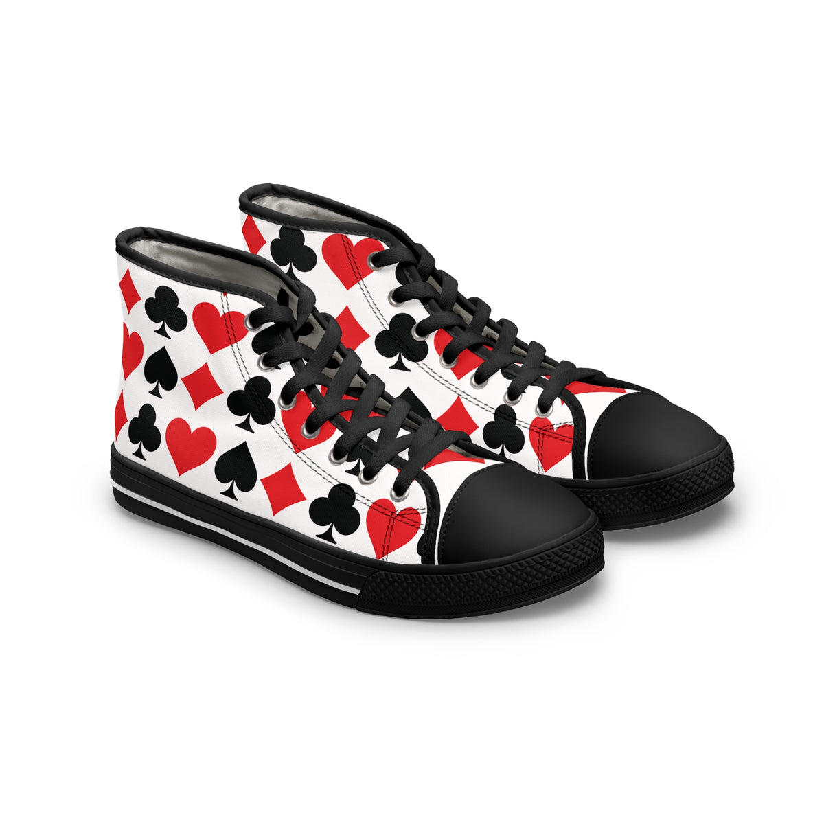 Full House Pattern High-Top Sneakers