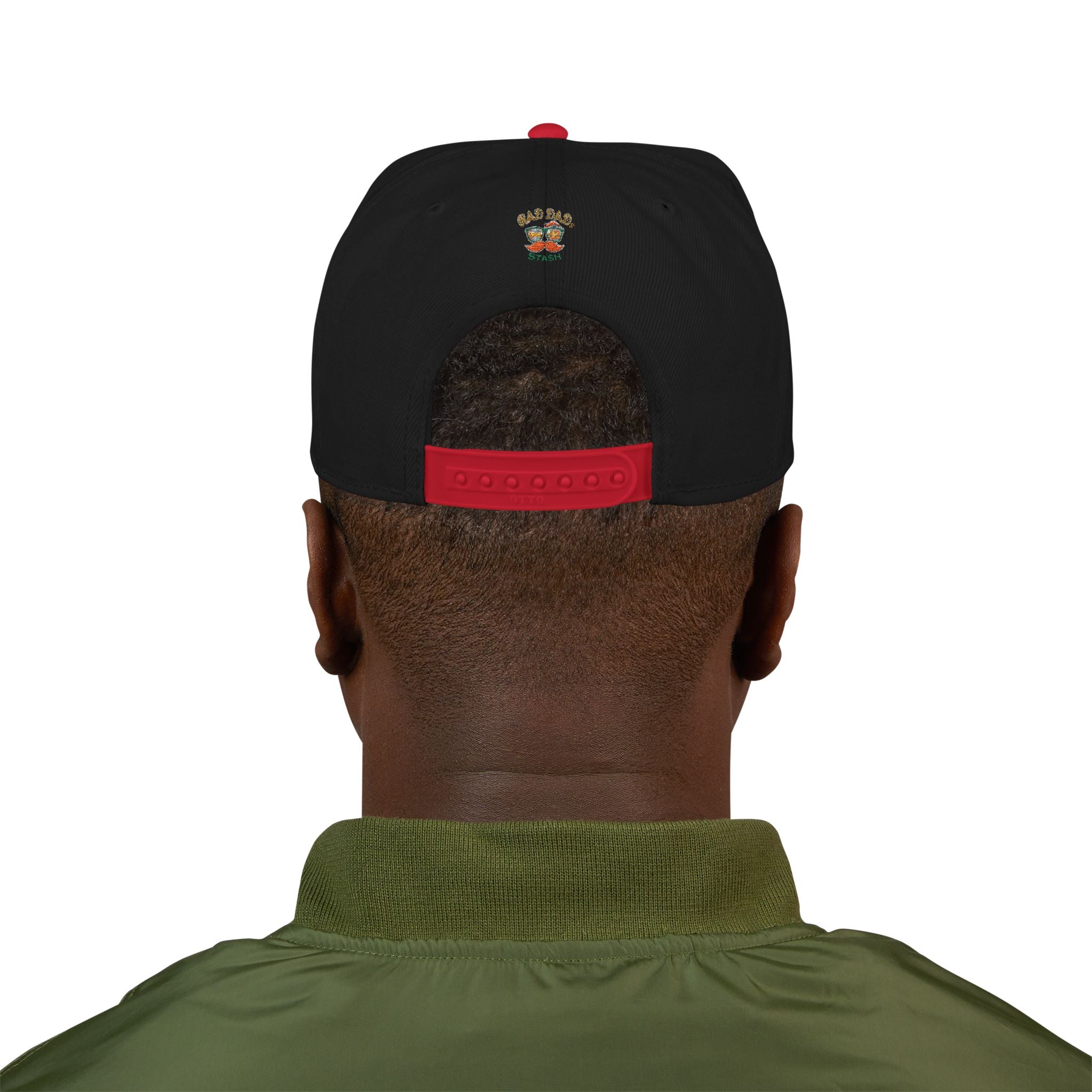 Embroidered Paw Print Snapback Hat – Customizable "Your Name/Frame" Streetwear Cap