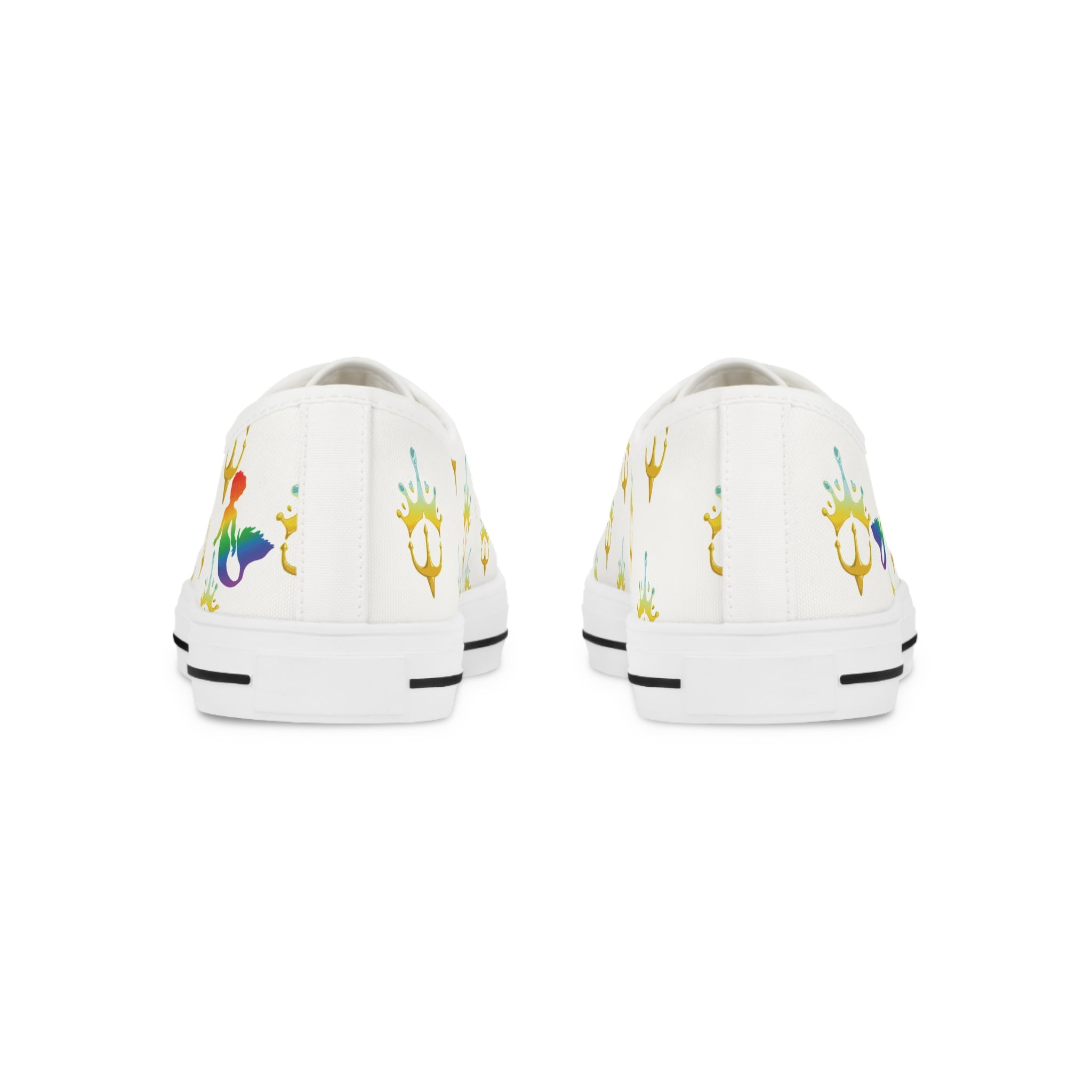 Crown and Trident Low Top Sneakers