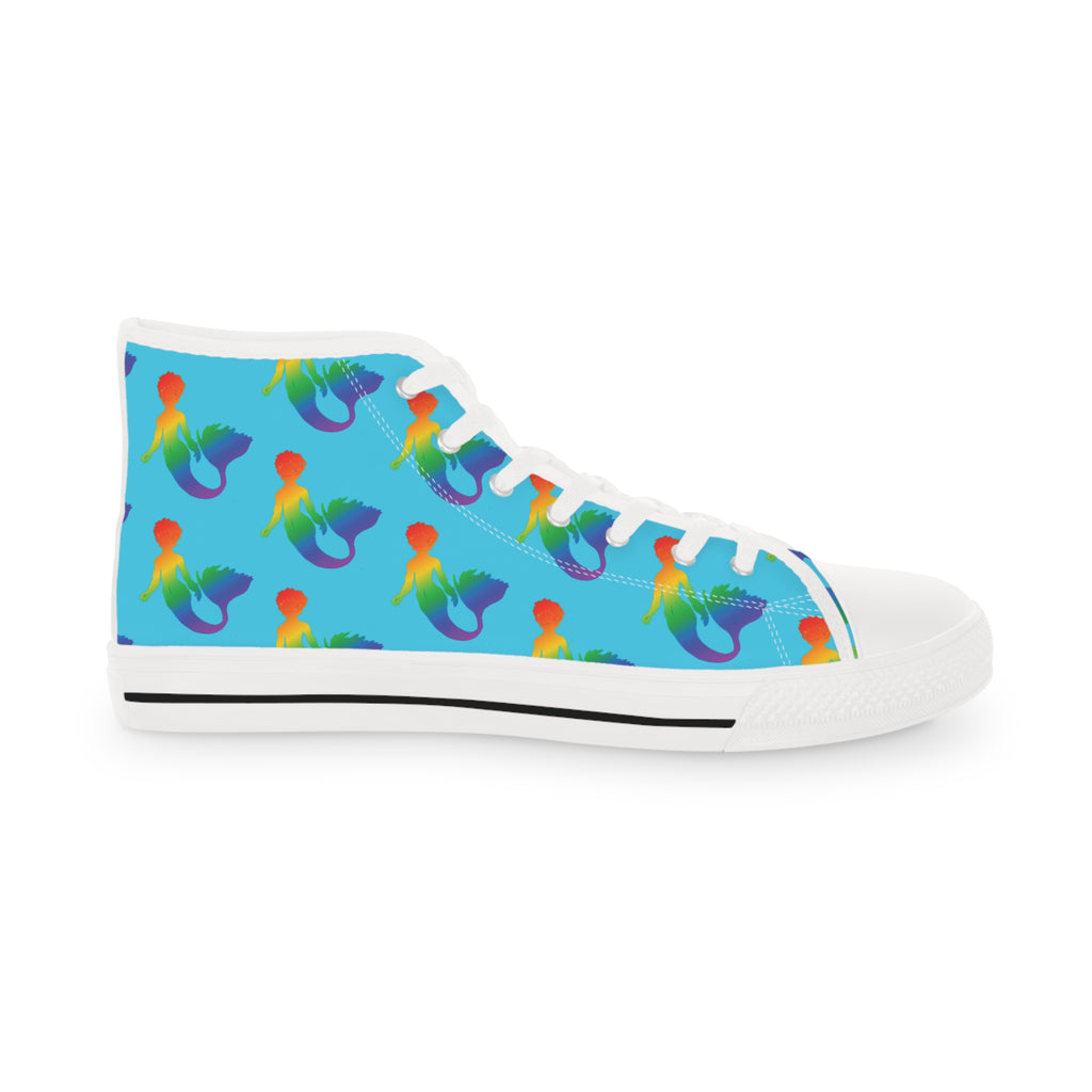 Rainbow Merman High Top Sneakers