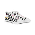 Checkerboard King Chess High-Top Sneakers