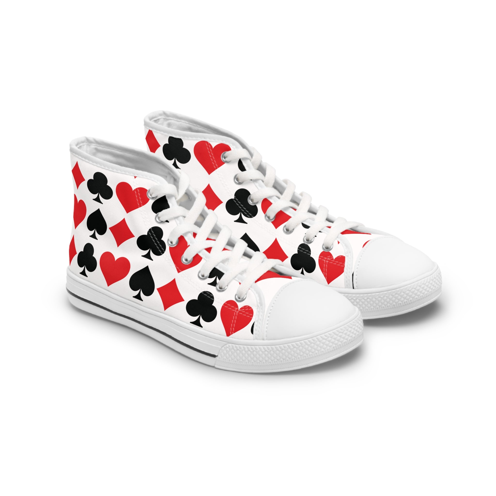 Full House Pattern High-Top Sneakers