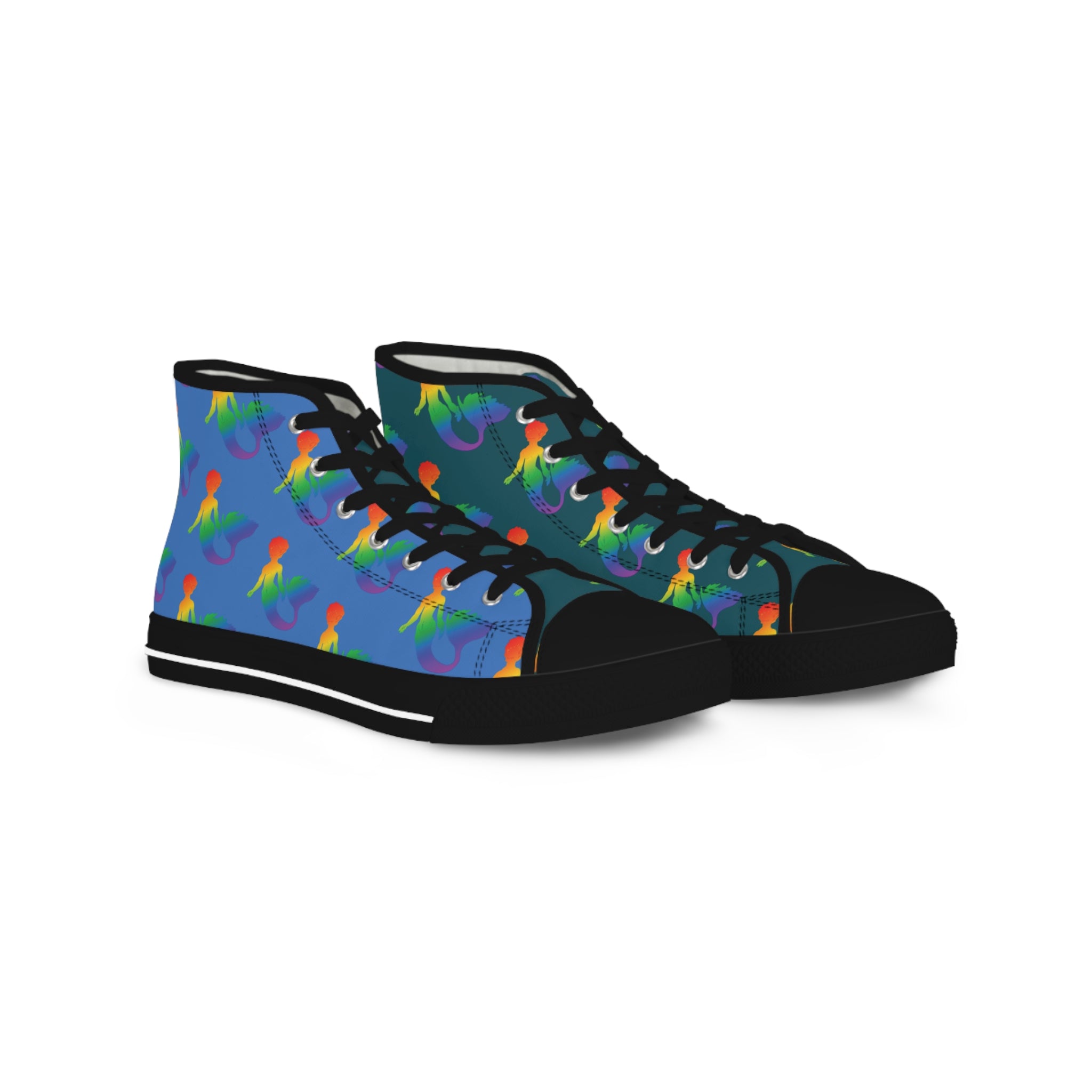 Rainbow Merman High Top Sneakers