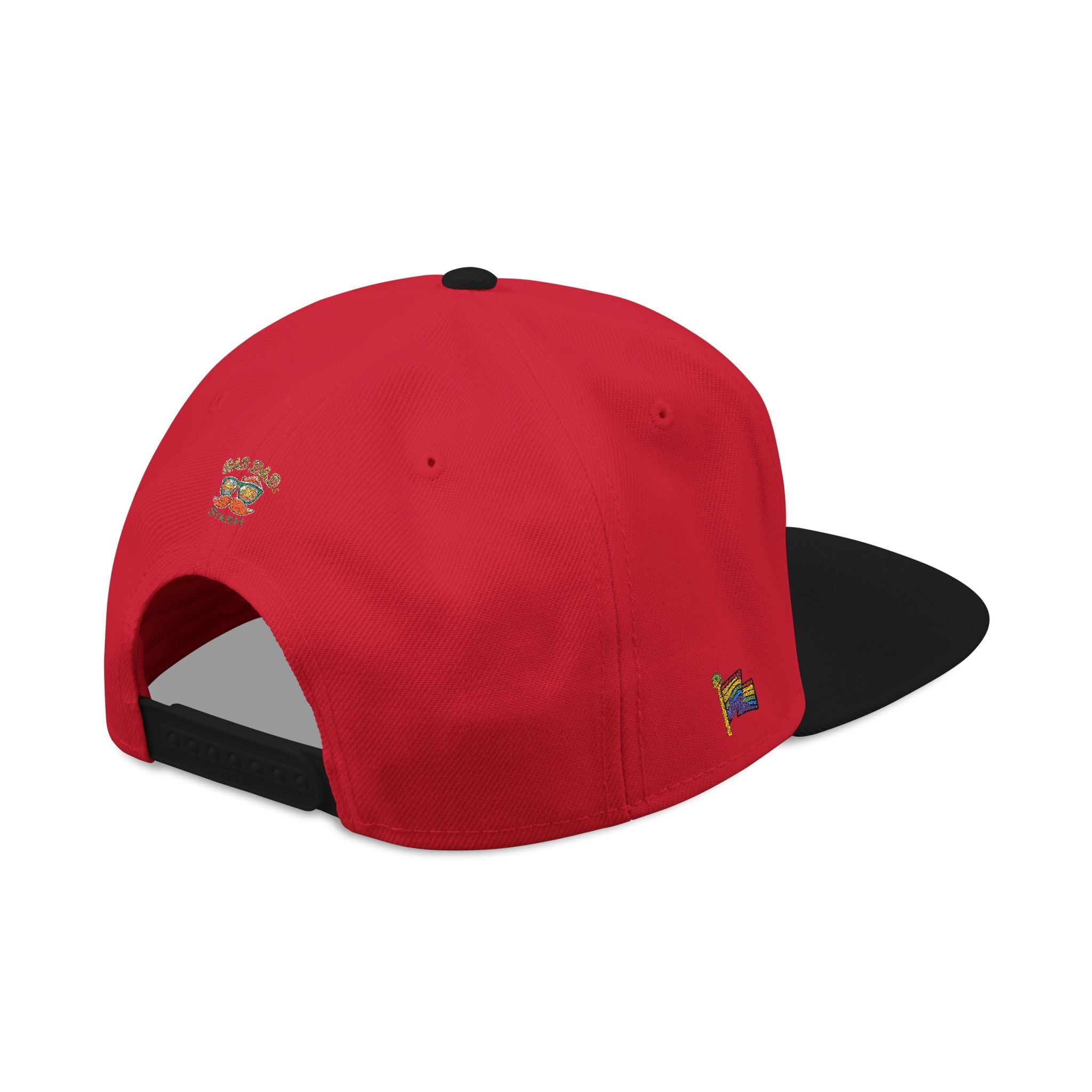 Embroidered Paw Print Snapback Hat – Customizable "Your Name/Frame" Streetwear Cap