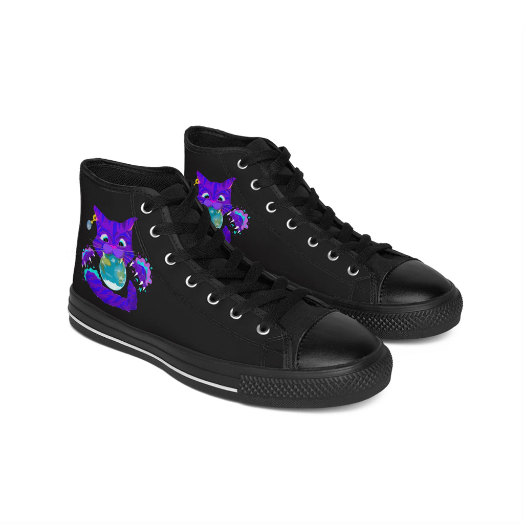 Cosmic Kitty High-Top Sneakers