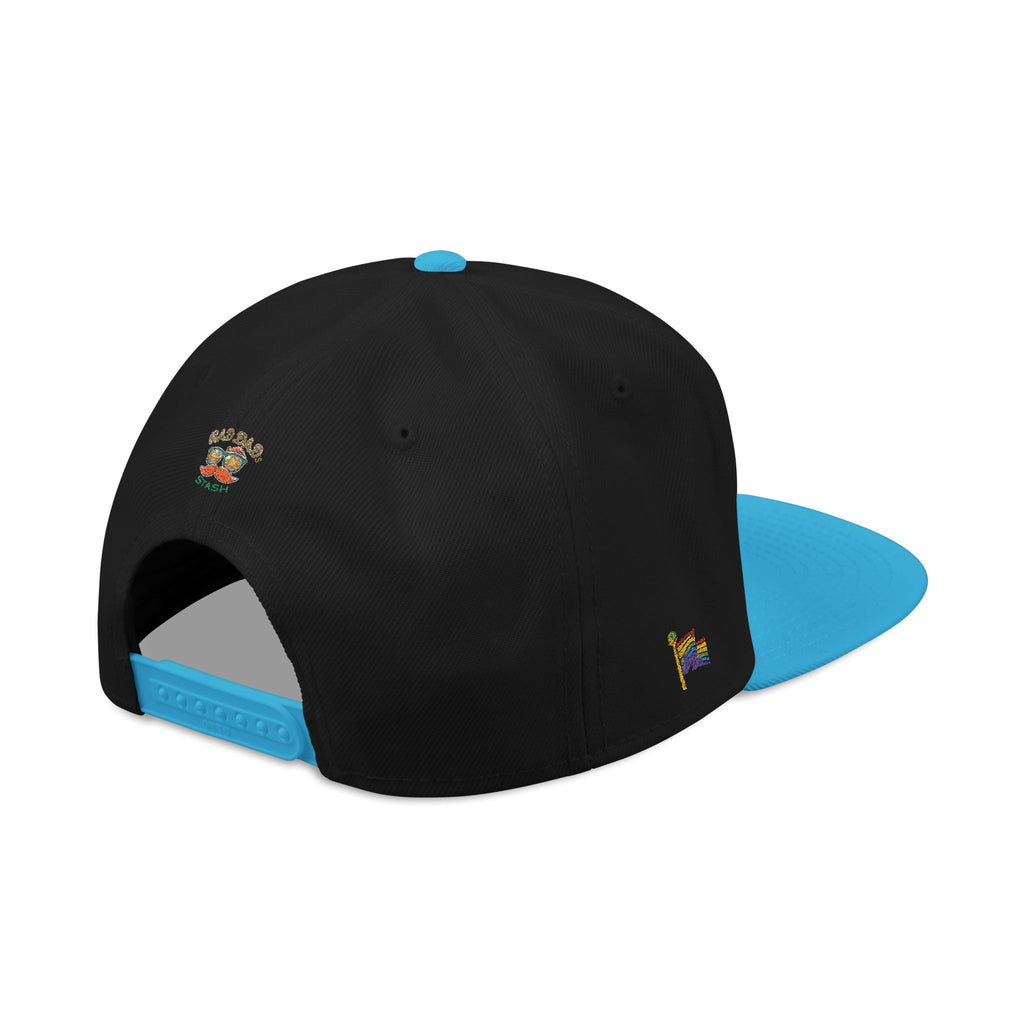 Embroidered Paw Print Snapback Hat – Customizable "Your Name/Frame" Streetwear Cap