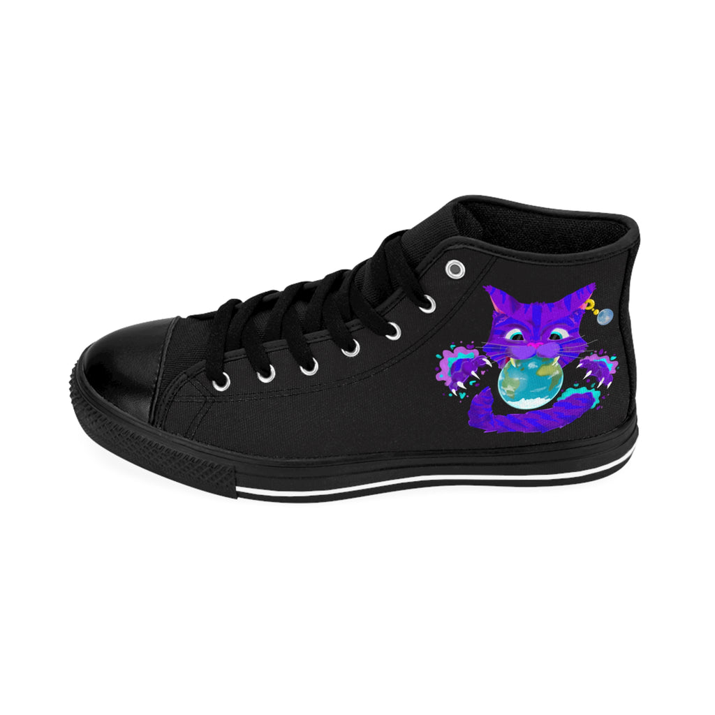 Cosmic Kitty High-Top Sneakers