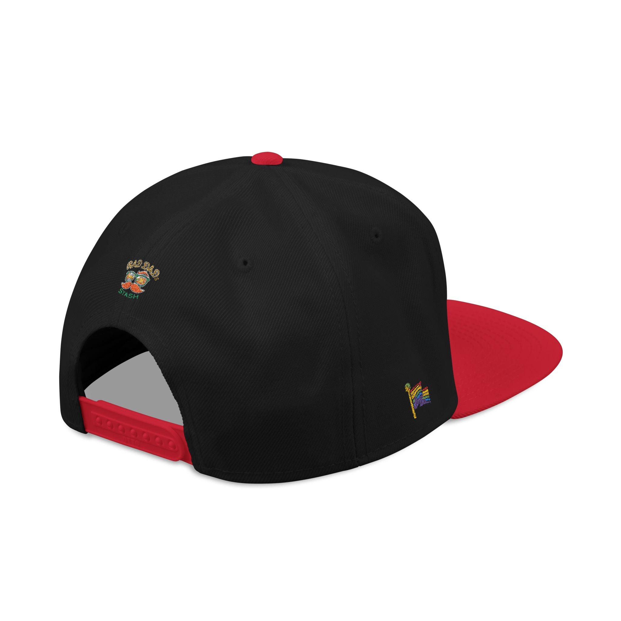 Embroidered Paw Print Snapback Hat – Customizable "Your Name/Frame" Streetwear Cap