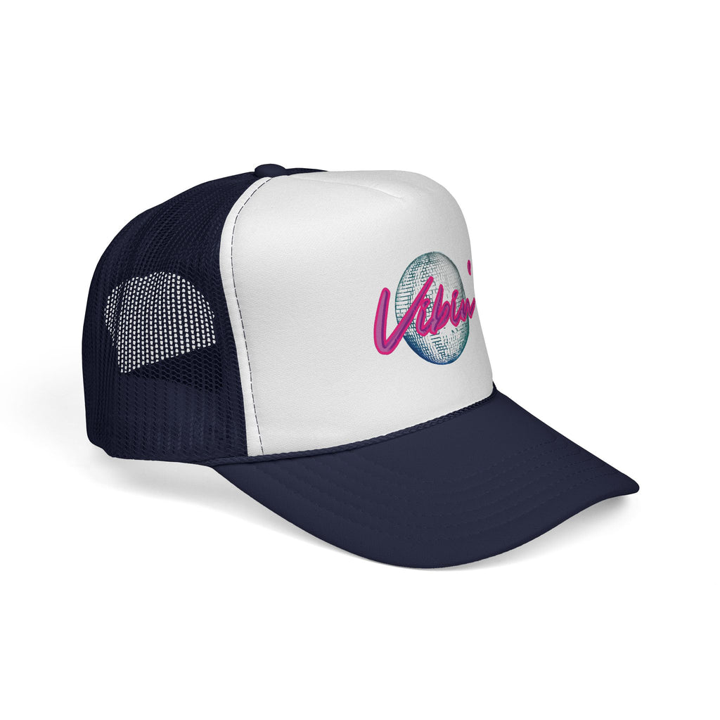 'Vibin' Script with Disco Ball Cap