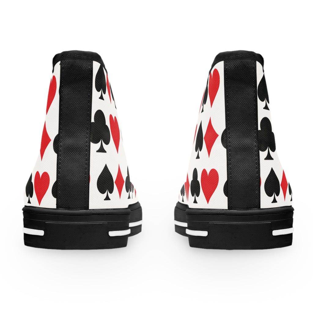 Full House Pattern High-Top Sneakers