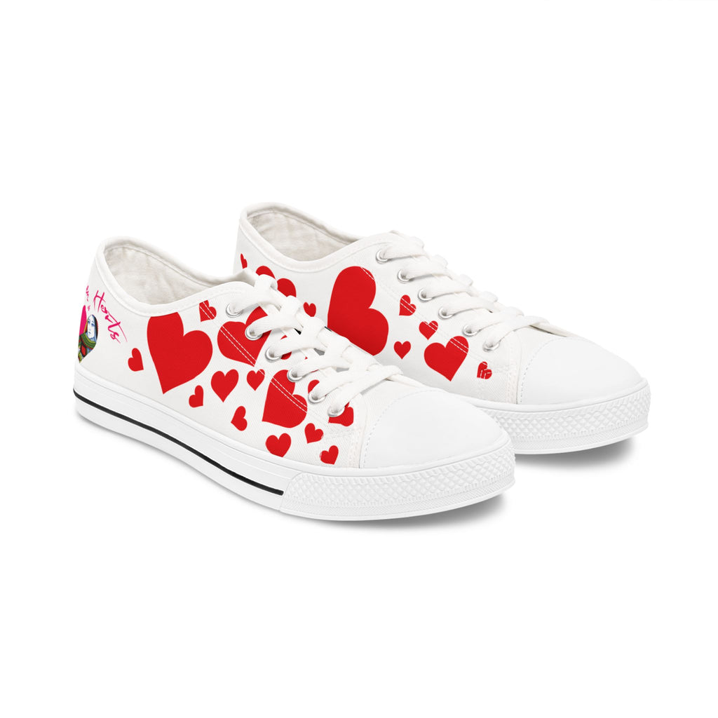 Queen of Hearts Low Top Sneakers