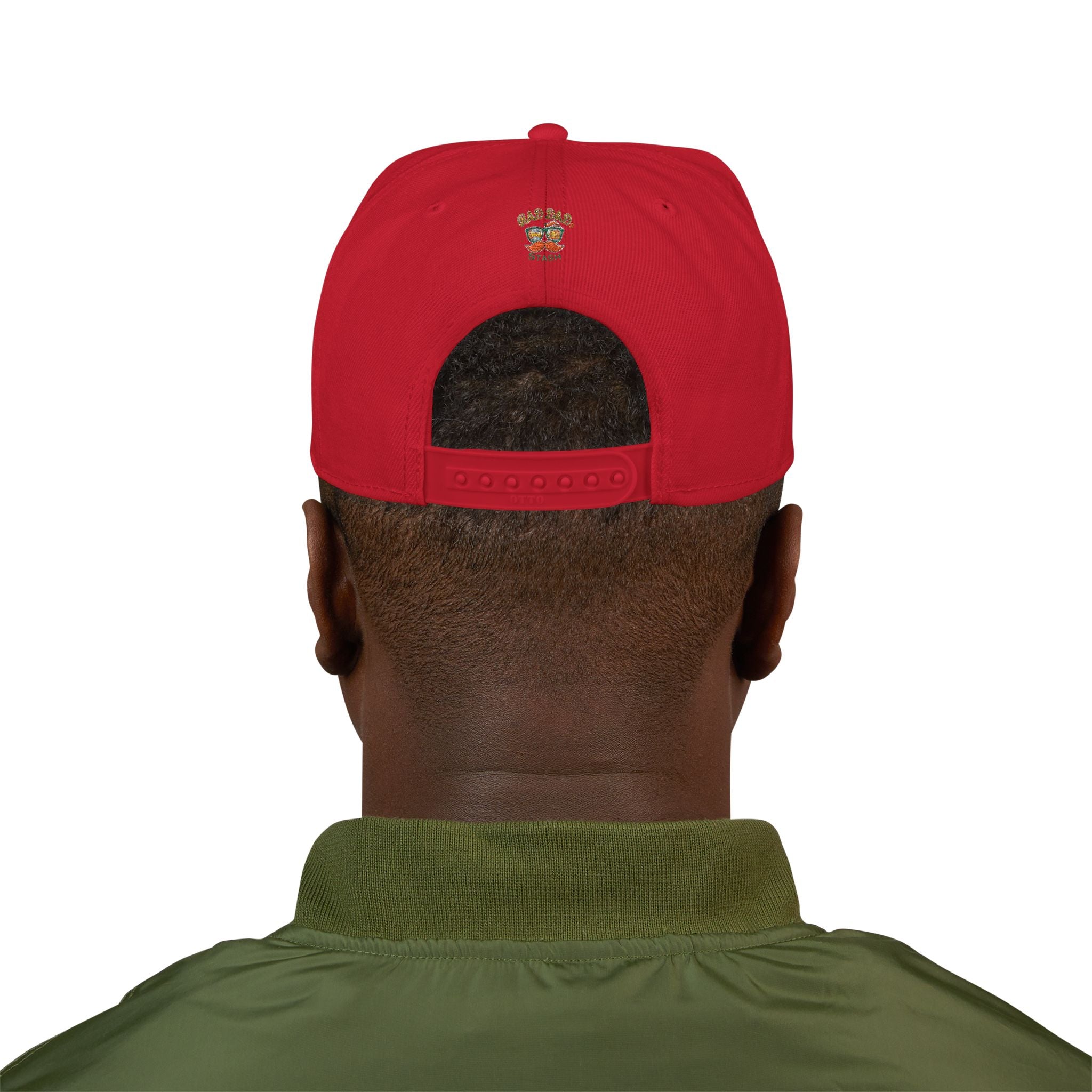Embroidered Paw Print Snapback Hat – Customizable "Your Name/Frame" Streetwear Cap